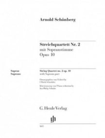 Schonberg: String Quartet No.2 Opus 10 (Piano & Soprano Part) published by Henle