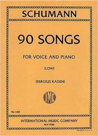 Schumann: 90 Songs for Low Voice published by IMC