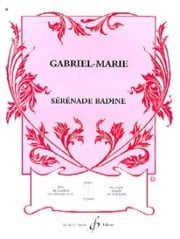 Gabriel-Marie: Serenade Badine for Cello published by Billaudot