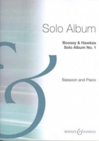 Solo Album No1 for Bassoon & Piano published by Boosey & Hawkes