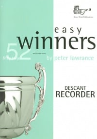 Easy Winners for Descant Recorder published by Brasswind (Book & CD)