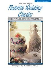 Favourite Wedding Classics Piano Accompaniment published Warner