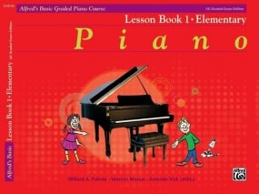 Alfred's Basic Piano Course:  Graded Lesson Book 1 (Elementary)