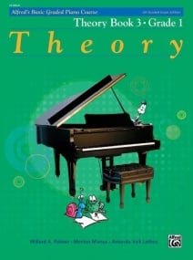 Alfred's Basic Piano Course: Graded Theory Book 3 (Grade 1)