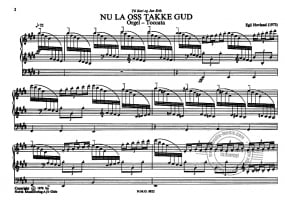 Hovland: Toccata Nu La Oss Takke Gud for Organ published by Norsk