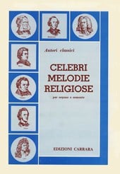 Celebri Melodie Religiose for Piano published by Carrara