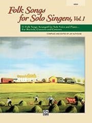 Folk Songs for Solo Singers Volume 1 - High published by Alfred