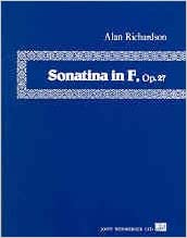 Richardson: Sonatina in F for Piano published by Weinberger