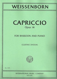 Weissenborn: Capriccio Opus 14 for Bassoon published by IMC