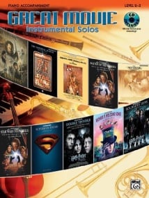 Great Movie Instrumental Solos - Piano Accompaniment published by Alfred (Book & CD)