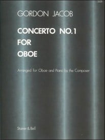 Jacob: Concerto No 1 for Oboe published by Stainer & Bell