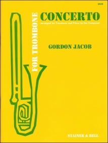 Jacob: Concerto for Trombone published by Stainer and Bell