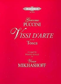 Puccini: Vissi darte from Tosca for Solo Piano published by Peters