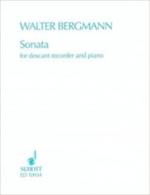 Bergmann: Sonata for Descant Recorder published by Schott