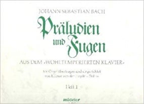 Bach: Preludes and fugues Volume 1 for Organ published by Moseler