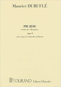 Durufle: Pie Jesu Medium Voice published by Durand
