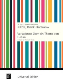 Rimsky-Korsakov: Variations on a theme by Glinka for Oboe published by Universal