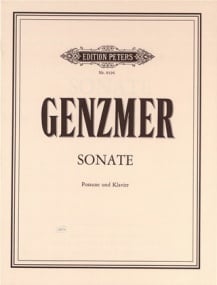 Genzmer: Sonata for Trombone published by Peters
