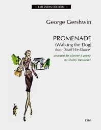 Gershwin: Promenade (Walking the Dog) for Clarinet published by Emerson