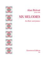 Ridout: Six Melodies for Flute published by Emerson