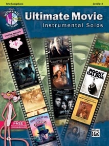 Ultimate Movie Instrumental Solos - Alto Saxophone published by Alfred (Book/Online Audio)