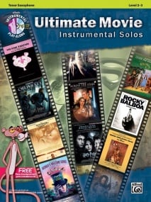 Ultimate Movie Instrumental Solos - Tenor Saxophone published by Alfred (Book & CD)