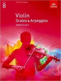 ABRSM Violin Scales and Arpeggios Grade 8 from 2012