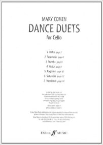 Cohen: Dance Duets for Cello published by Faber