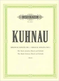 Kuhnau: Biblical Sonata No. 1: The Battle between David and Goliath for Piano published by Peters