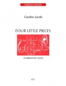 Jacob: 4 Little Pieces for Trumpet or Cornet published by Emerson