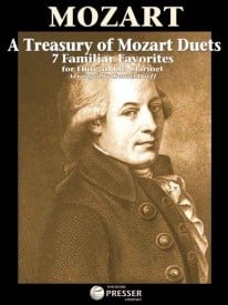 Mozart: A Treasury Duets for Flute and Bb Clarinet published by Presser