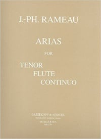 Rameau: Arias for Tenor & Flute published by Musica Rara