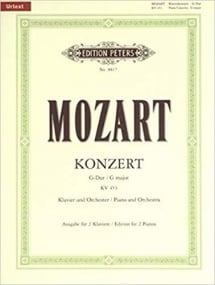 Mozart: Piano Concerto No 17 in G KV453 published by Peters