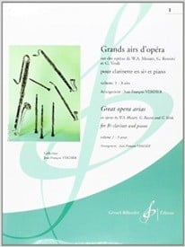 Grands Airs d'Opra Volume 1 for Clarinet published by Billaudot