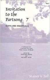 Invitation to the Partsong Book 7 (glees and madrigals) ATBB published by Stainer & Bell