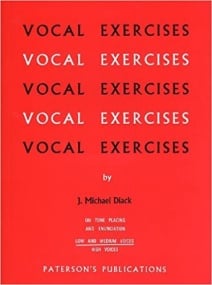 Diack: Vocal Exercises On Tone Placing And Enunciation for Low/Medium Voice published by Paterson