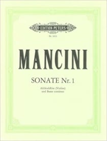 Mancini: Sonata No.1 in D minor for Recorder published by Peters