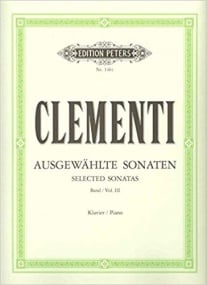 Clementi: 24 Sonatas Volume 3 for Piano published by Peters