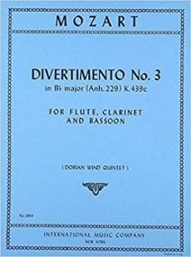 Mozart: Divertimento in Bb major KV439c published by IMC
