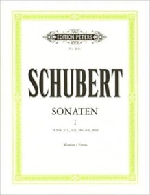 Schubert: Piano Sonatas Volume 1 published by Peters