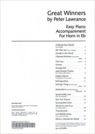 Great Winners Piano Accompaniment for Eb Horn published by Brasswind