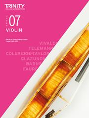 Trinity Violin Exam Pieces - Grade 7 from 2020 (Score & Part)