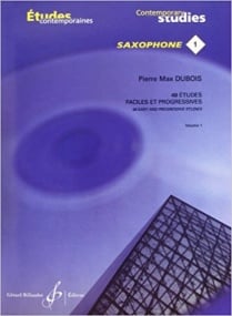 Dubois: 48 Etudes Faciles Et Progressives 1 for Saxophone published by Billaudot