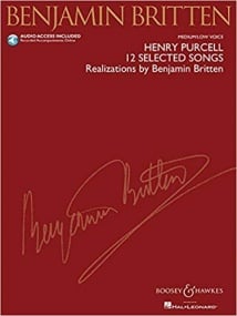 Purcell:12 Selected Songs - Realizations by Benjamin Britten (medium/low Voice) published by Boosey & Hawkes