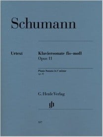 Schumann: Sonata in F# Minor Opus 11 for Piano published by Henle