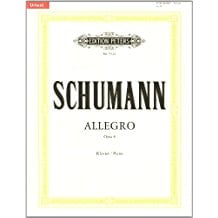 Schumann: Allegro in B minor Opus 8 for Piano published by Peters