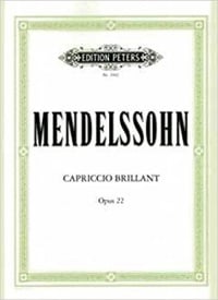 Mendelssohn: Capriccio Brillante in B minor Opus 22 for Two Pianos published by Peters