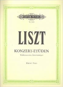 Liszt: 2 Concert Studies for Piano published by Peters