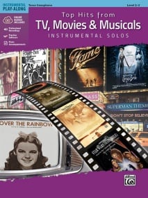 Top Hits from TV, Movies & Musicals - Tenor Saxophone published by Alfred (Book/Online Audio)