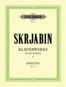 Scriabin: Piano Works Volume 5 published by Peters